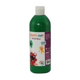 Craft And Arts 500 ml Yeşil Akrilik Boya