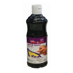Craft And Arts U1568-SI Siyah 500 ml Parmak Boya