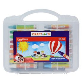 Craft And Arts U1918 18 Renk Pp Kutu Pastel Boya