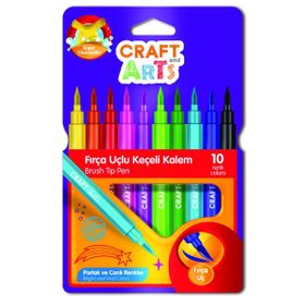 Craft And Arts Uçlu 10'lu Keçeli Fırça