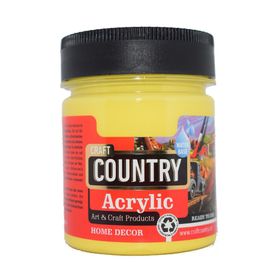 Craft Country 2500 cc 108 Limon Çiçeği Akrilik Hobi Boyası