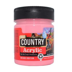 Craft Country 2500 cc 118 Toz Pembe Akrilik Hobi Boyası