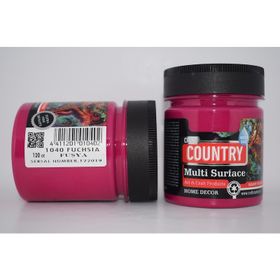 Craft Country 2500 cc 125 Fuşya Akrilik Hobi Boyası