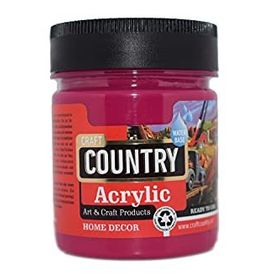 Craft Country 2500 cc 125 Fuşya Akrilik Hobi Boyası