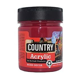 Craft Country 2500 cc 126 Vişne Akrilik Hobi Boyası