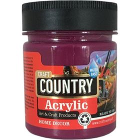 Craft Country 2500 cc 130 Mürdüm Akrilik Hobi Boyası