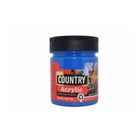 Craft Country 2500 cc 134 Mavi Akrilik Hobi Boyası