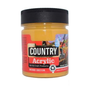 Craft Country 2500 cc 151 Oksit Sarı Akrilik Hobi Boyası