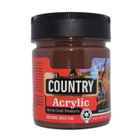 Craft Country 2500 cc 154 Oksit Kahve Akrilik Hobi Boyası