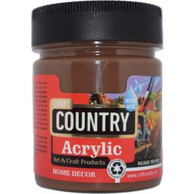 Craft Country 2500 cc 155 Koyu Kahve Akrilik Hobi Boyası