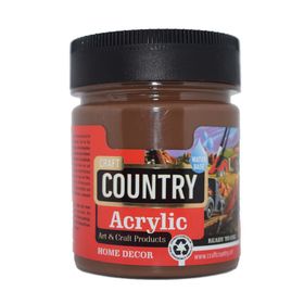 Craft Country 2500 cc 155 Koyu Kahve Akrilik Hobi Boyası