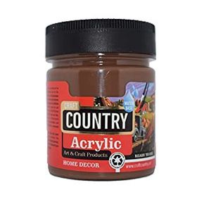Craft Country 2500 cc 155 Koyu Kahve Akrilik Hobi Boyası