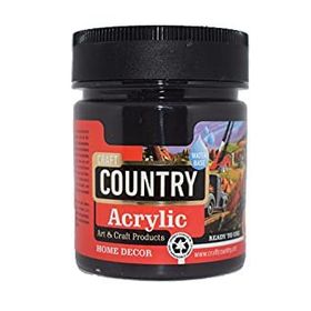 Craft Country 2500 cc 160 Oksit Siyah Akrilik Hobi Boyası