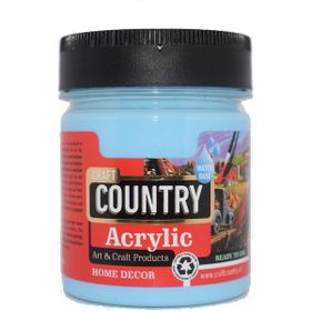Craft Country 550 cc 132 Bebek Mavi Akrilik Hobi Boyası