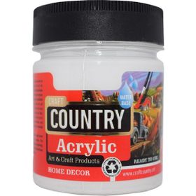 Craft Country Akrilik Hobi Boyası 120 cc 101 Beyaz
