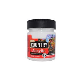 Craft Country Akrilik Hobi Boyası 120 cc 101 Beyaz