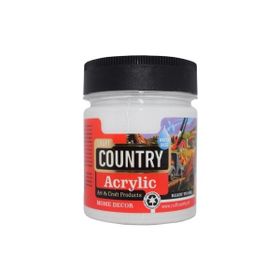 Craft Country Akrilik Hobi Boyası 120 cc 101 Beyaz