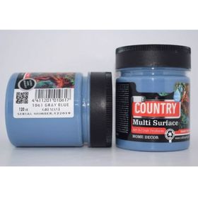 Craft Country Akrilik Hobi Boyası 120 cc 133 Gri Mavi