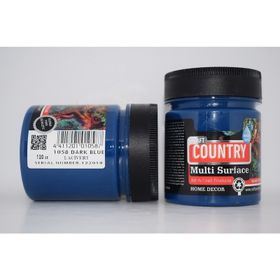 Craft Country Akrilik Hobi Boyası 120 cc 137 Lacivert