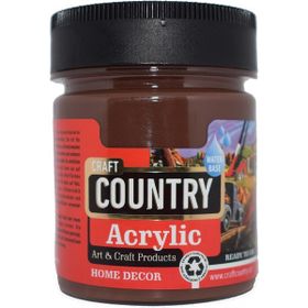 Craft Country Akrilik Hobi Boyası 120 cc 154 Oksit Kahve
