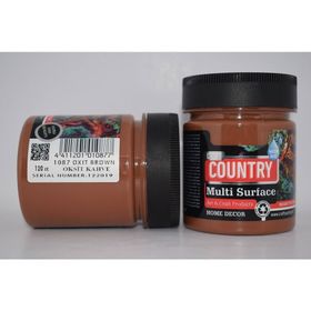 Craft Country Akrilik Hobi Boyası 120 cc 154 Oksit Kahve