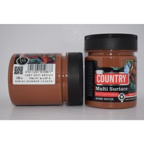 Craft Country Akrilik Hobi Boyası 120 cc 154 Oksit Kahve