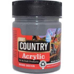 Craft Country Akrilik Hobi Boyası 120 cc 158 Antrasit