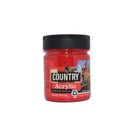Craft Country Hobi Akrilik Boyası 120 cc 124 Kırmızı