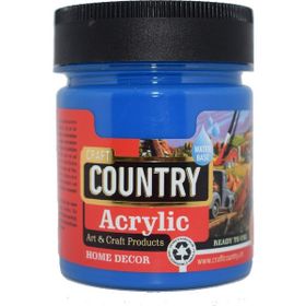 Craft Country Hobi Akrilik Hobi Boyası 120 cc 134 Mavi