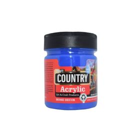 Craft Country Hobi Akrilik Hobi Boyası 120 cc 135 Ultramarine