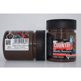 Craft Country Koyu Kahve 120 cc Akrilik Boya