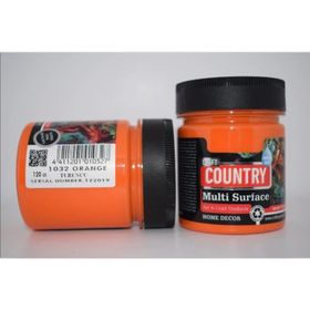 Craft Country Turuncu 120 cc Multi Surface Hobi Boyası