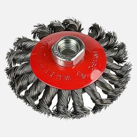 Craftomat 100 mm Örgülü Koni Tel Fırça