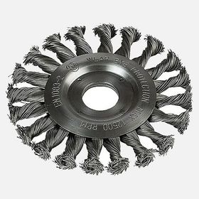 Craftomat 115 mm Örgülü Disk Tel Fırça