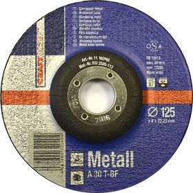 Craftomat 125X6 mm Metal Mavi Taşlama Taşı
