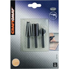 Craftomat 16-16-16-7x61 mm Ahşap Raspa Seti