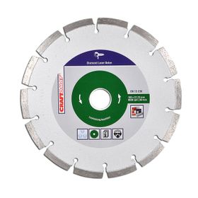 Craftomat 180 mm Yeşil Beton Laser Elmas Kesici Disk