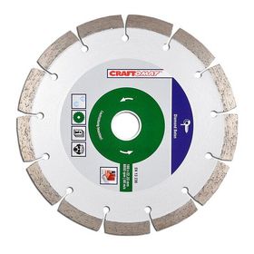 Craftomat 180 mm Yeşil Beton Segme Nt Elmas Kesici Disk