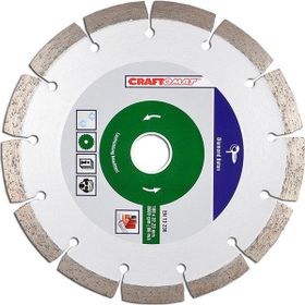 Craftomat 180 mm Yeşil Beton Segme Nt Elmas Kesici Disk
