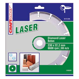 Craftomat 230 mm Yeşil Beton Segme Nt Elmas Kesici Disk