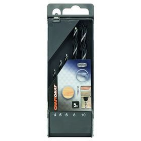 Craftomat 4-10 mm 5'li Yılan Matkap Ucu Set