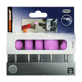 Craftomat 6 mm Parmak Taşlama Taşı Seti