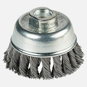 Craftomat 65 mm M14 Örgülü Çanak Tel Fırça