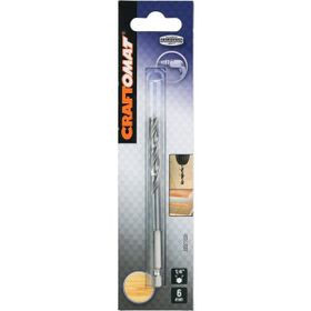 Craftomat Hex 6 mm 1/4 Yılan Ahşap Matkap Ucu