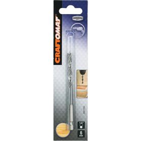 Craftomat Hex 6 mm 1/4 Yılan Ahşap Matkap Ucu