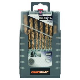 Craftomat HSS-Tin 1-10 mm Metal Matkap Ucu Set