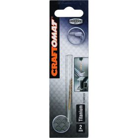 Craftomat HSS-TiN 2x24x49 mm Metal Matkap Ucu