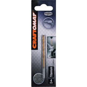 Craftomat HSS-TiN 4x43x75 mm Metal Matkap Ucu