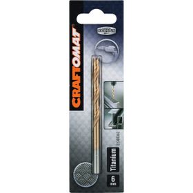 Craftomat HSS-TiN 6x57x93 mm Metal Matkap Ucu