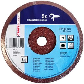 Craftomat K24 180 mm Unıversal Açık Mavi Fiber Taşlama Taşı